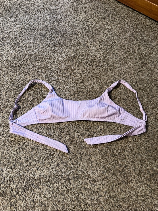 aerie Other - aerie Lilac Ribbed Bikini Top - Light Purple